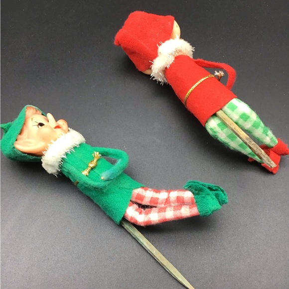 Vintage Christmas Elves & Vintage Christmas Corsage - Picture 4 of 6
